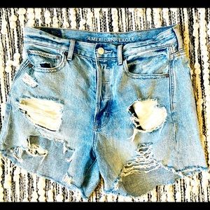 American Eagle Distressed Denim Shorts